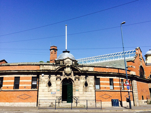 external view of the front of Stirchley Baths